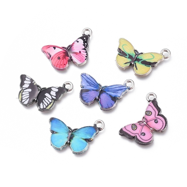 PandaHall Alloy Enamel Pendants, Cadmium Free & Lead Free, Butterfly, Platinum, Mixed Color, 20x12.5x2.2mm, Hole: 1.6mm Alloy+Enamel..., Multicolor
PandaHall Alloy Enamel Pendants, Cadmium Free & Lead Free, Butterfly, Platinum, Mixed Color, 20x12.5x2.2mm, Hole: 1.6mm Alloy+Enamel..., Multicolor