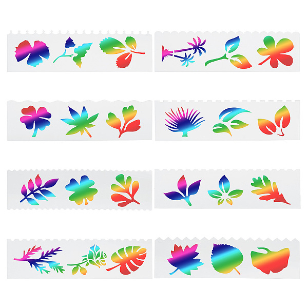 PandaHall 8Pcs 8 Styles PET Plastic Drawing Painting Stencils Templates, Rectangle, Leaf Pattern, 185x55x0.2mm, 1pc/style Plastic Leaf
PandaHall 8Pcs 8 Styles PET Plastic Drawing Painting Stencils Templates, Rectangle, Leaf Pattern, 185x55x0.2mm, 1pc/style Plastic Leaf