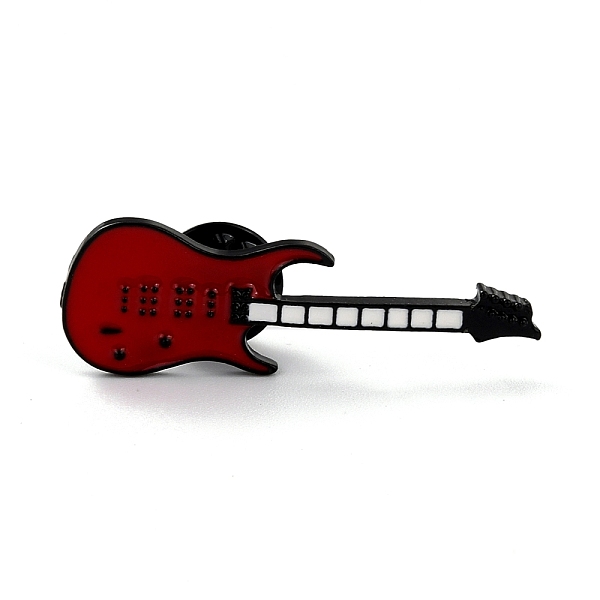 PandaHall Guitar Enamel Pin, Musical Instrument Alloy Enamel Brooch for Teen Girl Women, Red, Electrophoresis Black, 41~42x13.5x10mm, Pin...
PandaHall Guitar Enamel Pin, Musical Instrument Alloy Enamel Brooch for Teen Girl Women, Red, Electrophoresis Black, 41~42x13.5x10mm, Pin...