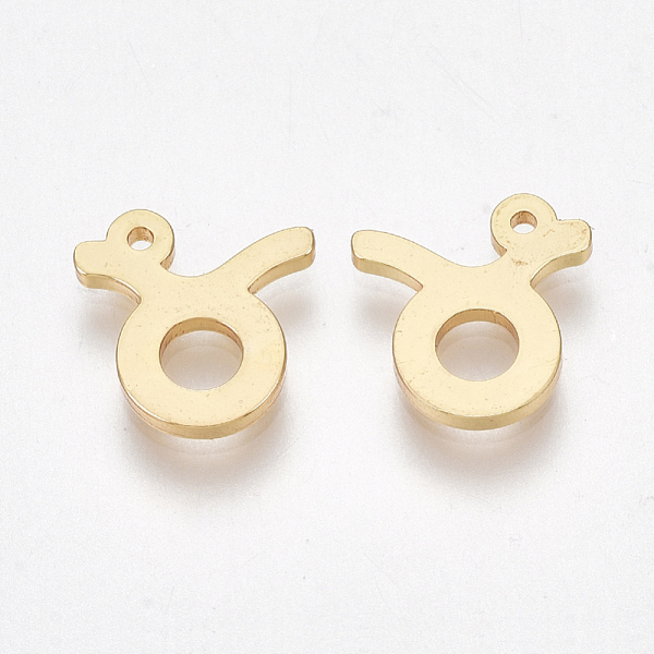 PandaHall Ion Plating(IP) 304 Stainless Steel Charms, Constellation, Golden, Taurus, 9x8.5x1mm, Hole: 0.8mm 304 Stainless Steel Taurus
PandaHall Ion Plating(IP) 304 Stainless Steel Charms, Constellation, Golden, Taurus, 9x8.5x1mm, Hole: 0.8mm 304 Stainless Steel Taurus