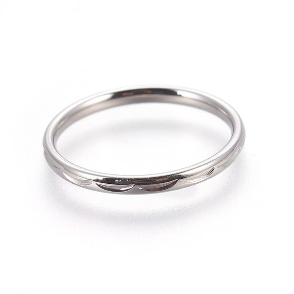 PandaHall 304 Stainless Steel Finger Rings, Stainless Steel Color, Size 6, 16mm 304 Stainless Steel
PandaHall 304 Stainless Steel Finger Rings, Stainless Steel Color, Size 6, 16mm 304 Stainless Steel