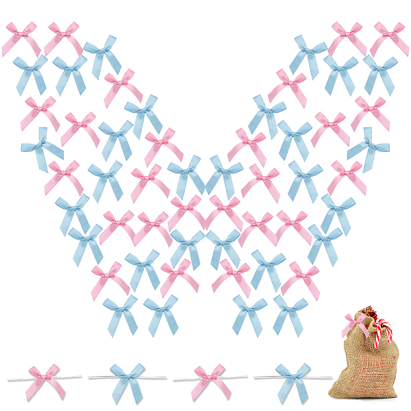 PandaHall CHGCRAFT 120Pcs 3.2inch Mini Satin Ribbon Twist Tie Bows Pre-Tied Satin Ribbon Twist Tie Bows for DIY Gift Wrap Wedding Candy..., Multicolor
PandaHall CHGCRAFT 120Pcs 3.2inch Mini Satin Ribbon Twist Tie Bows Pre-Tied Satin Ribbon Twist Tie Bows for DIY Gift Wrap Wedding Candy..., Multicolor