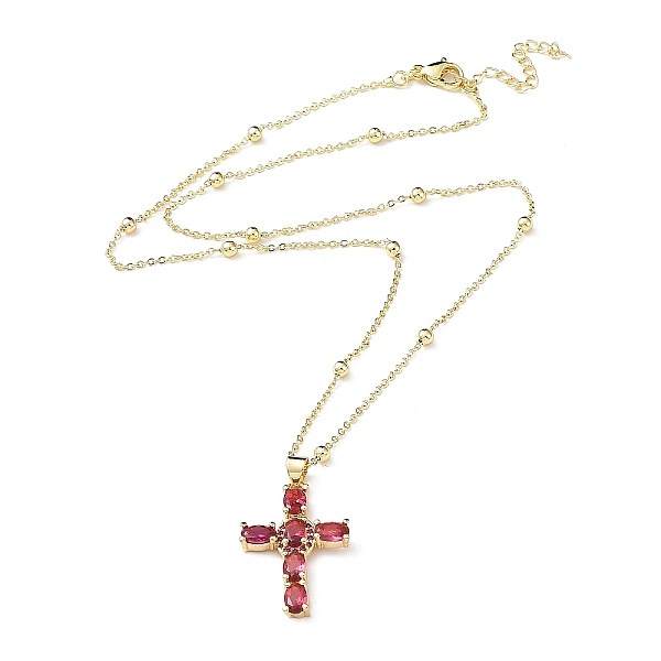 PandaHall Fashionable Hip Hop Cross Pendant Necklace for Women with Micro Inlaid Gemstones and Zircon Crystals (NKB072), Golden, size 1...
PandaHall Fashionable Hip Hop Cross Pendant Necklace for Women with Micro Inlaid Gemstones and Zircon Crystals (NKB072), Golden, size 1...