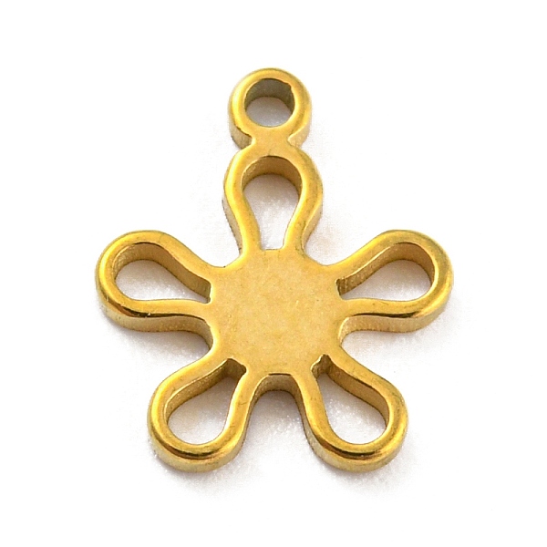 PandaHall 304 Stainless Steel Charms, Golden, Laser Cut, Flower, 9x7.5x1mm, Hole: 0.6mm 304 Stainless Steel Flower
PandaHall 304 Stainless Steel Charms, Golden, Laser Cut, Flower, 9x7.5x1mm, Hole: 0.6mm 304 Stainless Steel Flower
