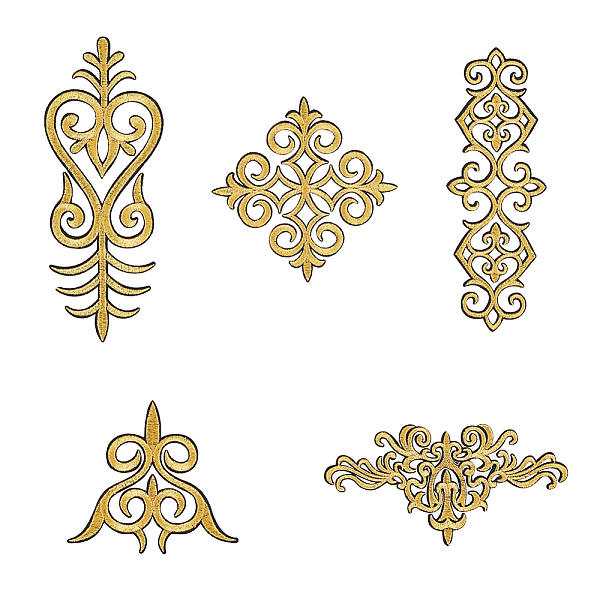 PandaHall SUPERFINDINGS 10pcs 5 Styles Iron/Sew on Patches Gold Trim Fringe Flowers Glitter Retro Boho Embroidered Appliques Ethnic Metallic...
PandaHall SUPERFINDINGS 10pcs 5 Styles Iron/Sew on Patches Gold Trim Fringe Flowers Glitter Retro Boho Embroidered Appliques Ethnic Metallic...