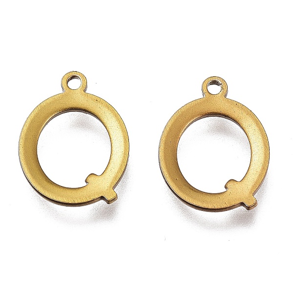 PandaHall Vacuum Plating 304 Stainless Steel Charms, Laser Cut, Alphabet, Antique Bronze, Letter.Q, 12.5x9.5x0.8mm, Hole: 1mm 304 Stainless...
PandaHall Vacuum Plating 304 Stainless Steel Charms, Laser Cut, Alphabet, Antique Bronze, Letter.Q, 12.5x9.5x0.8mm, Hole: 1mm 304 Stainless...