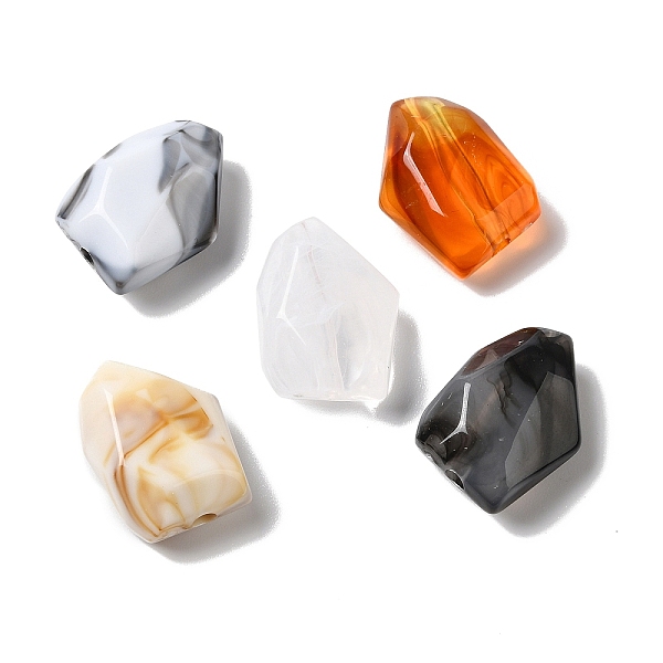 PandaHall Two-tone Opaque Acrylic Beads, Nuggets, Mixed Color, 20.5x15.5x7.5mm, Hole: 2mm, about 362pcs/500g Acrylic Nuggets Multicolor
PandaHall Two-tone Opaque Acrylic Beads, Nuggets, Mixed Color, 20.5x15.5x7.5mm, Hole: 2mm, about 362pcs/500g Acrylic Nuggets Multicolor
