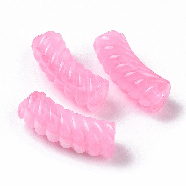 PandaHall Two Tone Opaque Acrylic Beads, Curved Tube, Pearl Pink, 35x14x11.5mm, Hole: 3.2mm, about 152pcs/500g Acrylic Tube
PandaHall Two Tone Opaque Acrylic Beads, Curved Tube, Pearl Pink, 35x14x11.5mm, Hole: 3.2mm, about 152pcs/500g Acrylic Tube