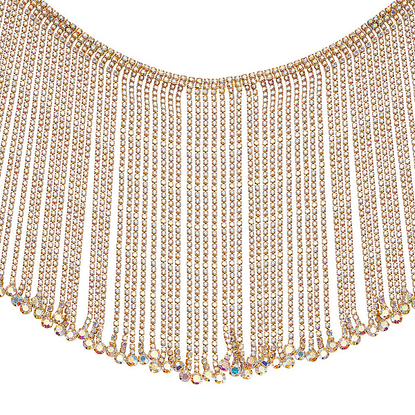 PandaHall AB Colors Rhinestone Cup Chain, Iron Rhinestone Strass Chains, Tassel Chain, Garment Sewing Accessories, with Card Paper, Golden..., Clear
PandaHall AB Colors Rhinestone Cup Chain, Iron Rhinestone Strass Chains, Tassel Chain, Garment Sewing Accessories, with Card Paper, Golden..., Clear