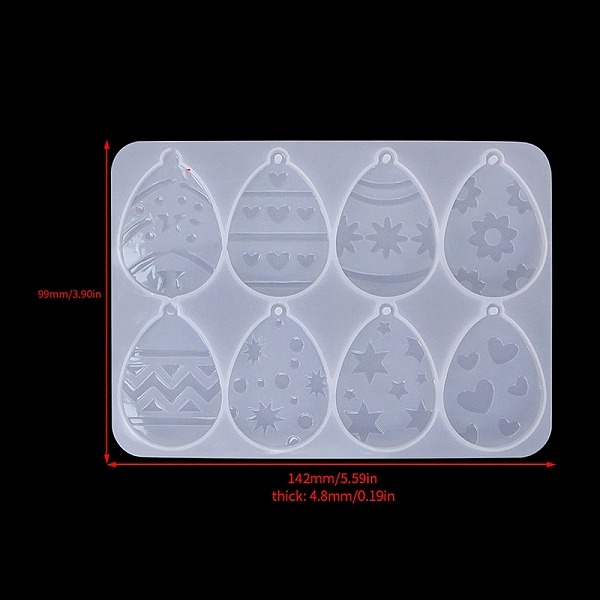 PandaHall Food Grade DIY Silicone Pendant Molds, Decoration Making, Resin Casting Molds, For UV Resin, Epoxy Resin Jewelry Making, White...
PandaHall Food Grade DIY Silicone Pendant Molds, Decoration Making, Resin Casting Molds, For UV Resin, Epoxy Resin Jewelry Making, White...