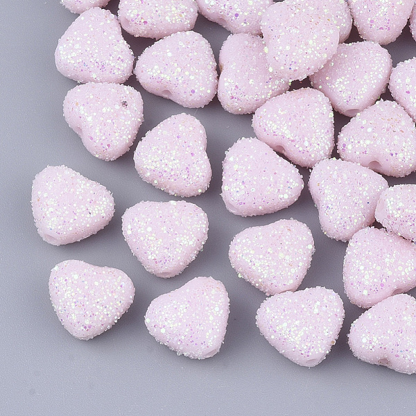 PandaHall Opaque Acrylic Beads, with Glitter Powder, Heart, Pink, 8x9.5x5.5mm, Hole: 1.4mm Acrylic Heart Pink
PandaHall Opaque Acrylic Beads, with Glitter Powder, Heart, Pink, 8x9.5x5.5mm, Hole: 1.4mm Acrylic Heart Pink
