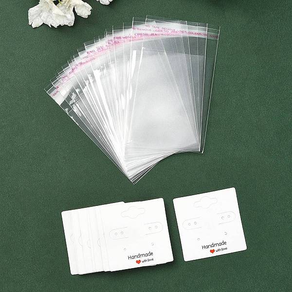 PandaHall 30Pcs Square Paper Earring Display Cards, Jewelry Display Card for Earring Showing, with 30Pcs OPP Cellophane Bags, White, Card...
PandaHall 30Pcs Square Paper Earring Display Cards, Jewelry Display Card for Earring Showing, with 30Pcs OPP Cellophane Bags, White, Card...