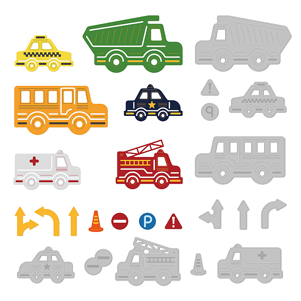 PandaHall GLOBLELAND Transportation Die Cut Transportation Vehicle Cutting Dies Transport Car Die Cuts Birthday Gift Die Cuts for Card...
PandaHall GLOBLELAND Transportation Die Cut Transportation Vehicle Cutting Dies Transport Car Die Cuts Birthday Gift Die Cuts for Card...