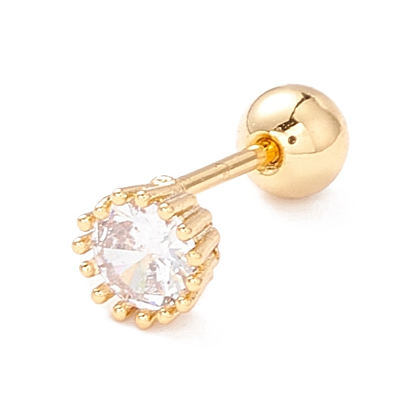 PandaHall Flat Round Clear Cubic Zirconia Stud Earrings for Women, Dainty Brass Earrings with Screw Back Ball Tragus, Golden, 5x5x3mm, Pin...
PandaHall Flat Round Clear Cubic Zirconia Stud Earrings for Women, Dainty Brass Earrings with Screw Back Ball Tragus, Golden, 5x5x3mm, Pin...