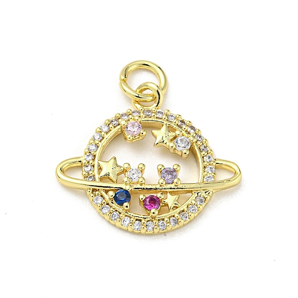 PandaHall Brass with Cubic Zirconia Pendant, Planet, Mixed Color, 16.5x19x2.5mm Brass+Cubic Zirconia Planet Multicolor
PandaHall Brass with Cubic Zirconia Pendant, Planet, Mixed Color, 16.5x19x2.5mm Brass+Cubic Zirconia Planet Multicolor