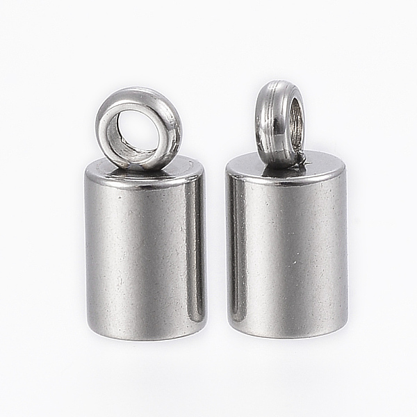 PandaHall 201 Stainless Steel Cord Ends, End Caps, Column, Stainless Steel Color, 8x4mm, Hole: 1.5mm, Inner Diameter: 3mm 201 Stainless...
PandaHall 201 Stainless Steel Cord Ends, End Caps, Column, Stainless Steel Color, 8x4mm, Hole: 1.5mm, Inner Diameter: 3mm 201 Stainless...