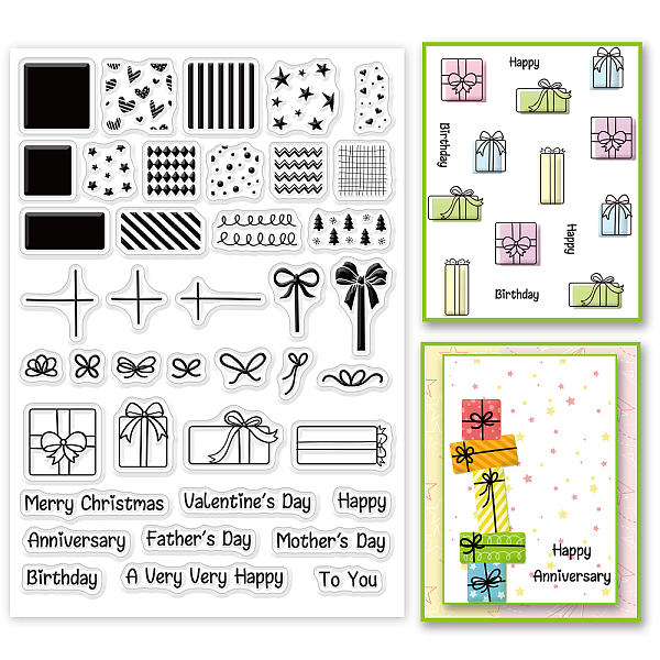 PandaHall GLOBLELAND Layering Box Background Clear Stamps Layered Halloween Presents Silicone Clear Stamp Seals for Cards Making DIY...
PandaHall GLOBLELAND Layering Box Background Clear Stamps Layered Halloween Presents Silicone Clear Stamp Seals for Cards Making DIY...