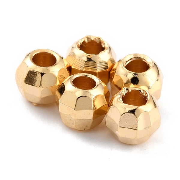 PandaHall Brass Spacer Beads, Long-Lasting Plated, Faceted Round, Real 24K Gold Plated, 3.5mm, Hole: 1.5mm Brass Round
PandaHall Brass Spacer Beads, Long-Lasting Plated, Faceted Round, Real 24K Gold Plated, 3.5mm, Hole: 1.5mm Brass Round