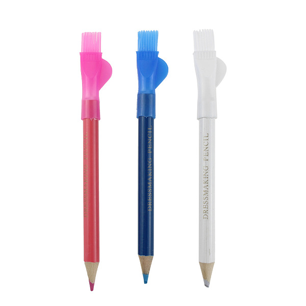 PandaHall Professional Tailors Chalk Pen with Brush, Tailor's Fabric Marker Chalk, Sewing Tool, Mixed Color, 88mm, 3 colors, 1pc/color..., Multicolor
PandaHall Professional Tailors Chalk Pen with Brush, Tailor's Fabric Marker Chalk, Sewing Tool, Mixed Color, 88mm, 3 colors, 1pc/color..., Multicolor