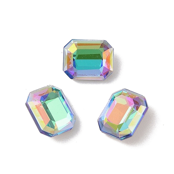PandaHall Glass Rhinestone Cabochons, Flat Back & Back Plated, Faceted, Rectangle, Sphinx, 10x8x5mm Glass Rhinestone Rectangle Green
PandaHall Glass Rhinestone Cabochons, Flat Back & Back Plated, Faceted, Rectangle, Sphinx, 10x8x5mm Glass Rhinestone Rectangle Green