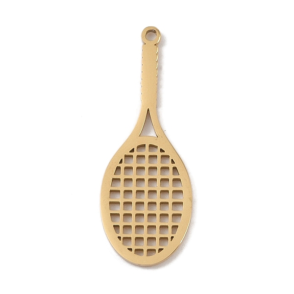 PandaHall 304 Stainless Steel Pendants, Laser Cut, Tennis Racket Charm, Golden, 28x10x1mm, Hole: 1mm 304 Stainless Steel Tool
PandaHall 304 Stainless Steel Pendants, Laser Cut, Tennis Racket Charm, Golden, 28x10x1mm, Hole: 1mm 304 Stainless Steel Tool