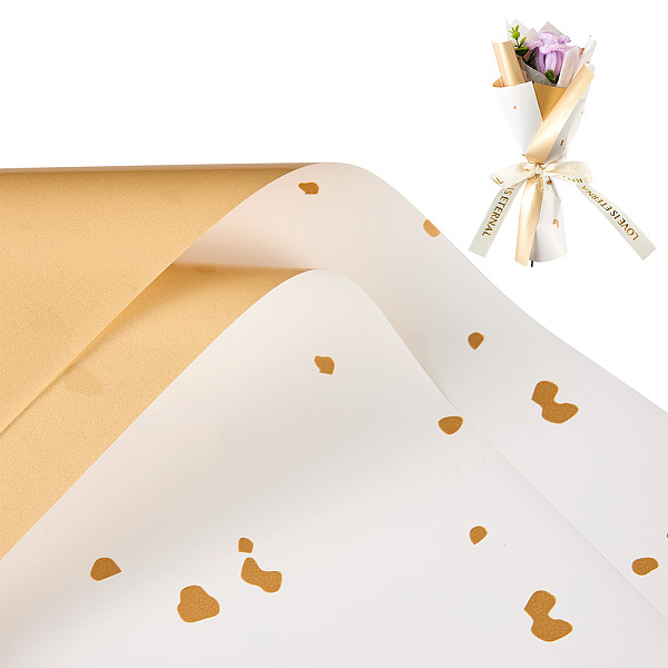 PandaHall 20 Sheets Plastic Gold Foil Flower Bouquets Wrapping Packaging, Suitable for Valentine's Day Gift Giving Decoration, Square..., White
PandaHall 20 Sheets Plastic Gold Foil Flower Bouquets Wrapping Packaging, Suitable for Valentine's Day Gift Giving Decoration, Square..., White