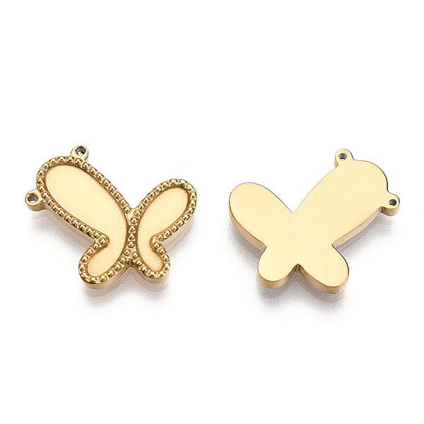 PandaHall 304 Stainless Steel Cabochon Connector Settings for Enamel, Butterfly, Nickel Free, Real 14K Gold Plated, Tray: 5x13mm and...
PandaHall 304 Stainless Steel Cabochon Connector Settings for Enamel, Butterfly, Nickel Free, Real 14K Gold Plated, Tray: 5x13mm and...