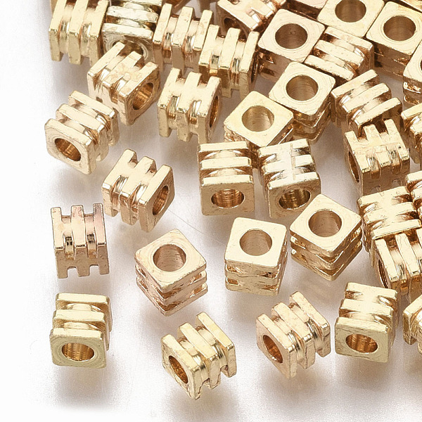 PandaHall Brass Beads, Cube, Nickel Free, Real 18K Gold Plated, 3x3x3mm, Hole: 1.6mm Brass Cube
PandaHall Brass Beads, Cube, Nickel Free, Real 18K Gold Plated, 3x3x3mm, Hole: 1.6mm Brass Cube