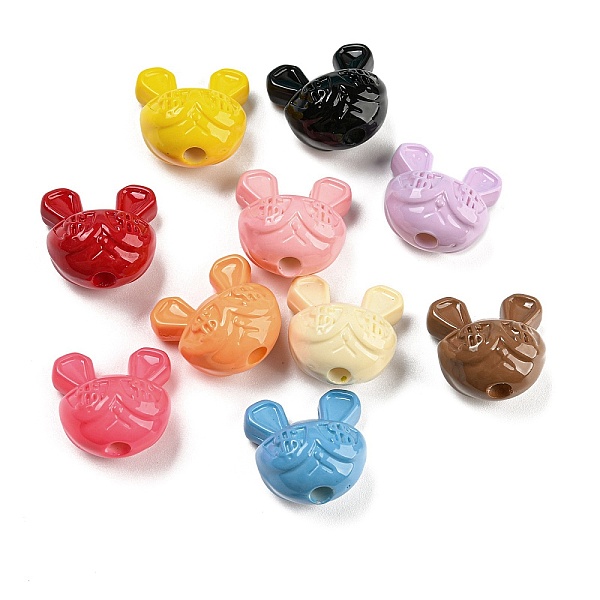 PandaHall Baking Paint Acrylic Beads, Rabbit, Mixed Color, 17.5x18x12.5mm, Hole: 3.3mm Acrylic Rabbit Multicolor
PandaHall Baking Paint Acrylic Beads, Rabbit, Mixed Color, 17.5x18x12.5mm, Hole: 3.3mm Acrylic Rabbit Multicolor