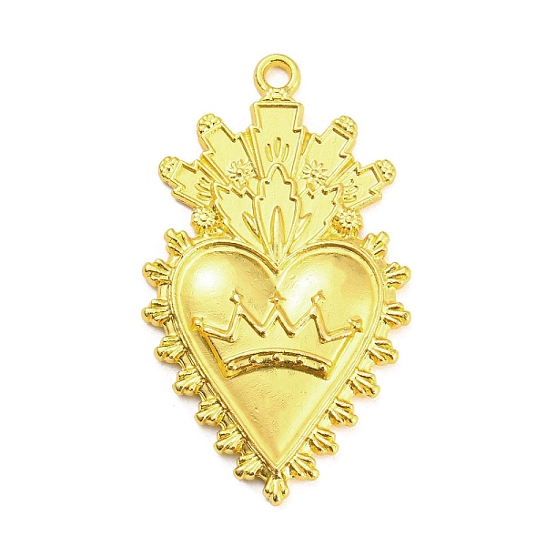 PandaHall Alloy Rhinestone Settings Pendant, Heart, Golden, 45.5x26x3.8mm, Hole: 2.2mm Alloy Heart
PandaHall Alloy Rhinestone Settings Pendant, Heart, Golden, 45.5x26x3.8mm, Hole: 2.2mm Alloy Heart