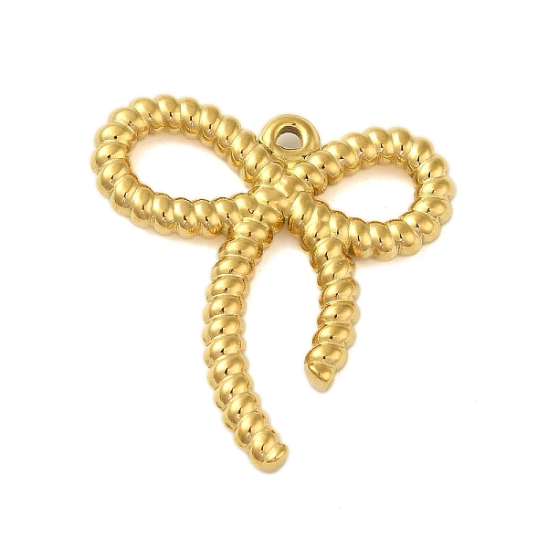 PandaHall Ion Plating(IP) 304 Stainless Steel Pendants, Bowknot Charm, Real 18K Gold Plated, 29x27.5x3mm, Hole: 1.4mm 304 Stainless Steel...
PandaHall Ion Plating(IP) 304 Stainless Steel Pendants, Bowknot Charm, Real 18K Gold Plated, 29x27.5x3mm, Hole: 1.4mm 304 Stainless Steel...