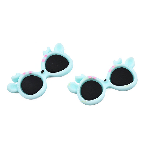 PandaHall Christmas Opaque Resin Cabochons, Reindeer-Shaped Glasses, Sky Blue, 18x36x5mm Resin Glasses
PandaHall Christmas Opaque Resin Cabochons, Reindeer-Shaped Glasses, Sky Blue, 18x36x5mm Resin Glasses