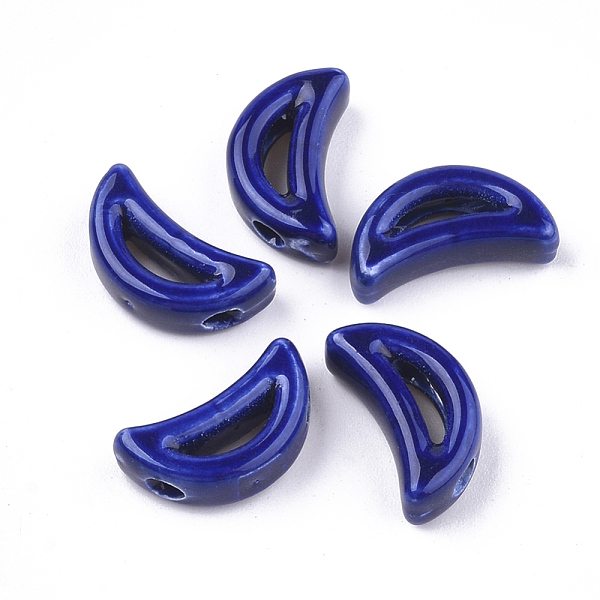 PandaHall Handmade Porcelain Beads, Bright Glazed Porcelain, Moon, Blue, 16~16.5x9x5.5mm, Hole: 2mm Porcelain Moon Blue
PandaHall Handmade Porcelain Beads, Bright Glazed Porcelain, Moon, Blue, 16~16.5x9x5.5mm, Hole: 2mm Porcelain Moon Blue
