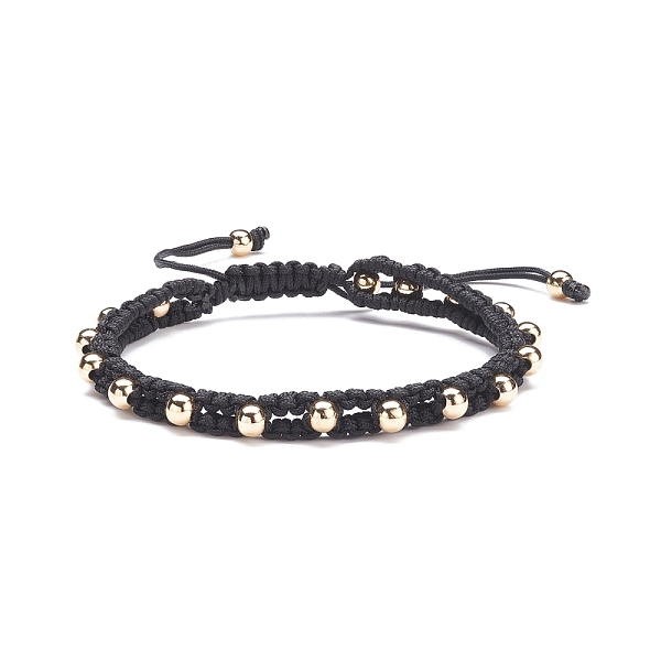 PandaHall Round Brass Braided Bead Bracelet, Adjustable Friendship Jewelry for Women, Light Gold, Black, Inner Diameter: 2~3-1/4 inch...
PandaHall Round Brass Braided Bead Bracelet, Adjustable Friendship Jewelry for Women, Light Gold, Black, Inner Diameter: 2~3-1/4 inch...