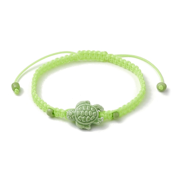 PandaHall Porcelain Tortoise Braided Bead Bracelets, Nylon Adjustable Bracelet, Green Yellow, Inner Diameter: 2~2-7/8 inch(5~7.3cm)...
PandaHall Porcelain Tortoise Braided Bead Bracelets, Nylon Adjustable Bracelet, Green Yellow, Inner Diameter: 2~2-7/8 inch(5~7.3cm)...