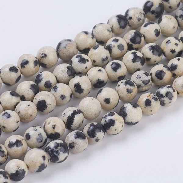 PandaHall Natural Dalmation Jasper Beads Strands, Round, 4mm, Hole: 1mm, about 43pcs/strand, 7.6 inch Dalmatian Jasper Round
PandaHall Natural Dalmation Jasper Beads Strands, Round, 4mm, Hole: 1mm, about 43pcs/strand, 7.6 inch Dalmatian Jasper Round