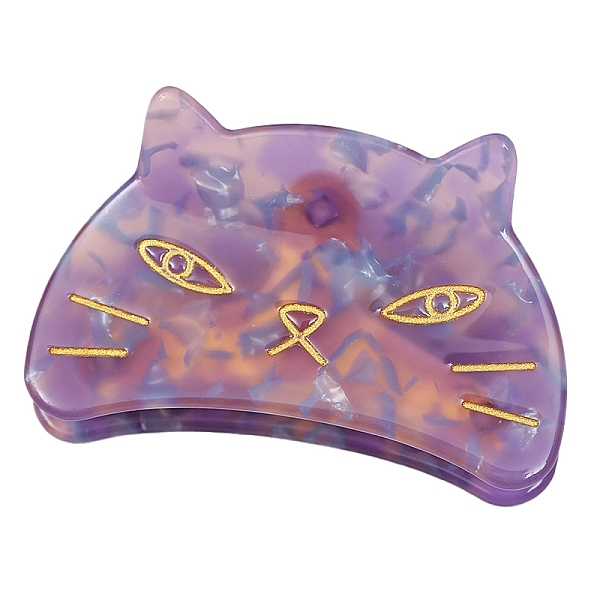 PandaHall Cat Cellulose Acetate(Resin) Claw Hair Clips for Women and Girls, Medium Slate Blue, 44x69mm Cellulose Acetate Cat Shape
PandaHall Cat Cellulose Acetate(Resin) Claw Hair Clips for Women and Girls, Medium Slate Blue, 44x69mm Cellulose Acetate Cat Shape