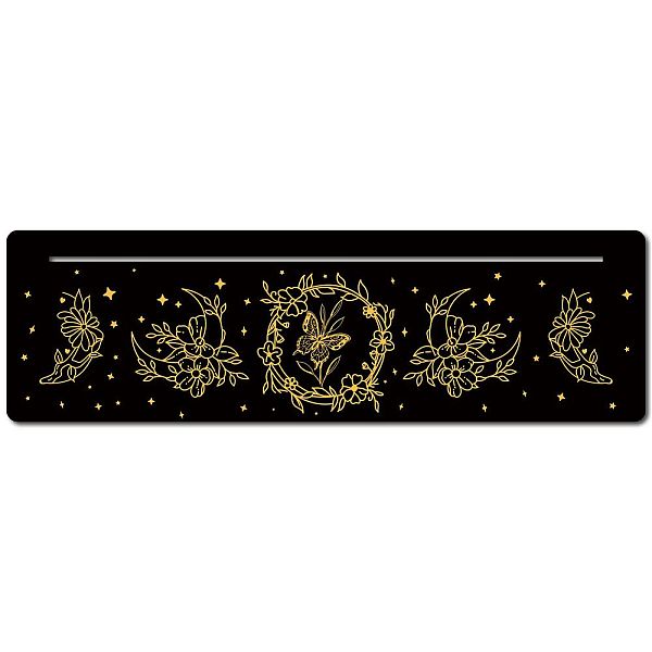 PandaHall Carved Wooden Tarot Card Stand Holder, Tarot Card Altar Stand, Witch Divination Tools, Rectangle, Flower Pattern, 25.4x7.62x0.5cm..., Black
PandaHall Carved Wooden Tarot Card Stand Holder, Tarot Card Altar Stand, Witch Divination Tools, Rectangle, Flower Pattern, 25.4x7.62x0.5cm..., Black
