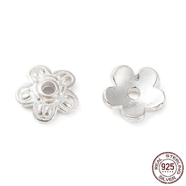 PandaHall 925 Sterling Silver Bead Cap, Flower, Silver, 5.9x6x1.7mm, Hole: 1mm Sterling Silver
PandaHall 925 Sterling Silver Bead Cap, Flower, Silver, 5.9x6x1.7mm, Hole: 1mm Sterling Silver