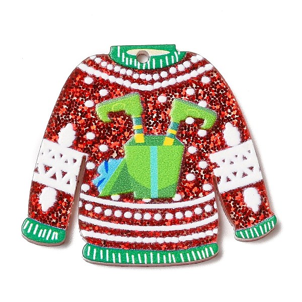 PandaHall Christmas Themed Acrylic Pendants, Box, 33x37.5x2mm, Hole: 1.4mm Acrylic Box Red
PandaHall Christmas Themed Acrylic Pendants, Box, 33x37.5x2mm, Hole: 1.4mm Acrylic Box Red