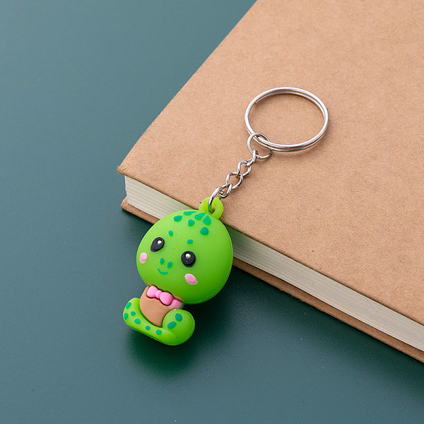 PandaHall PVC Plastic Cute Snake Pendant Keychain, with Iron Ring, Sea Green, 9.5cm Iron Snake
PandaHall PVC Plastic Cute Snake Pendant Keychain, with Iron Ring, Sea Green, 9.5cm Iron Snake
