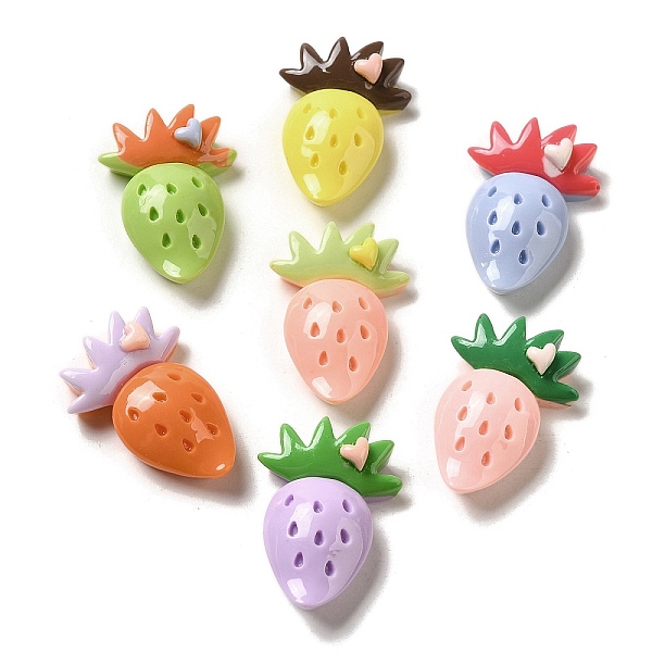 PandaHall Opaque Resin Decoden Cabochons, Strawberry with Heart, Mixed Color, 26.5x18.5x7.5mm Resin Strawberry Multicolor
PandaHall Opaque Resin Decoden Cabochons, Strawberry with Heart, Mixed Color, 26.5x18.5x7.5mm Resin Strawberry Multicolor