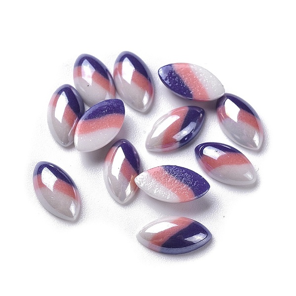 PandaHall Opaque Glass Cabochons, Stripe Pattern, Tri-color Stripe, Horse Eye, Colorful, 12x6x3mm Glass Horse Eye
PandaHall Opaque Glass Cabochons, Stripe Pattern, Tri-color Stripe, Horse Eye, Colorful, 12x6x3mm Glass Horse Eye