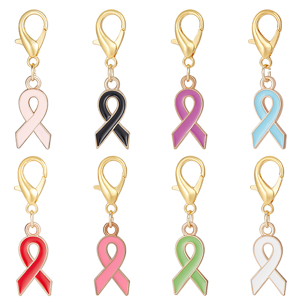 PandaHall 16Pcs Alloy Enamel Awareness Ribbon Stitch Markers, 8 Colors Awareness Marker Charms Locking Stitch Marker with Lobster Claw..., Multicolor
PandaHall 16Pcs Alloy Enamel Awareness Ribbon Stitch Markers, 8 Colors Awareness Marker Charms Locking Stitch Marker with Lobster Claw..., Multicolor