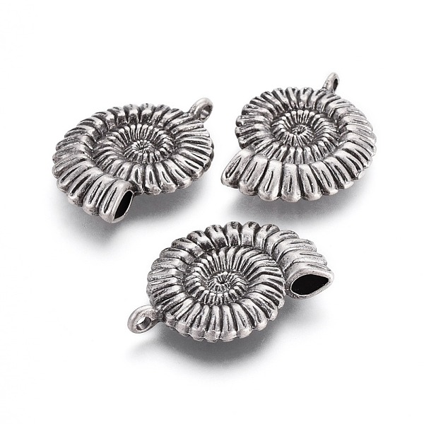 PandaHall Tibetan Style Alloy Pendants, Lead Free & Nickel Free & Cadmium Free, Nautilus Shell, Thai Sterling Silver Plated, 37x27x7mm, Hole...
PandaHall Tibetan Style Alloy Pendants, Lead Free & Nickel Free & Cadmium Free, Nautilus Shell, Thai Sterling Silver Plated, 37x27x7mm, Hole...