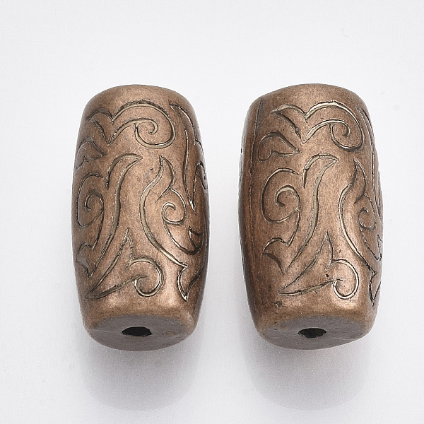 PandaHall CCB Plastic Beads, Barrel Carved Flower, Red Copper, 29x15.5mm, Hole: 3mm, about 100pcs/500g Plastic Barrel
PandaHall CCB Plastic Beads, Barrel Carved Flower, Red Copper, 29x15.5mm, Hole: 3mm, about 100pcs/500g Plastic Barrel