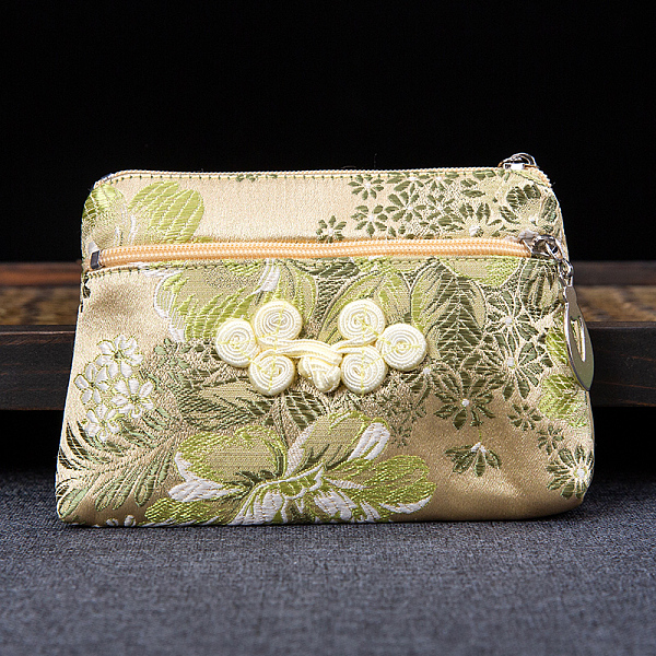 PandaHall Rectangle Chinese Style Silk Zipper Pouches, Change Purses, with Chinese Buckle, for Bracelet, Necklace, Bisque, 13x9cm Silk..., Orange
PandaHall Rectangle Chinese Style Silk Zipper Pouches, Change Purses, with Chinese Buckle, for Bracelet, Necklace, Bisque, 13x9cm Silk..., Orange