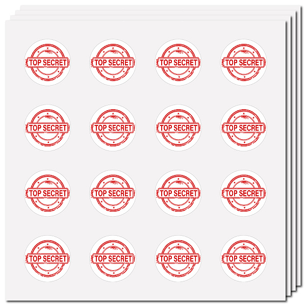 PandaHall CREATCABIN 128Pcs Top Secret Stickers Decal Self-Adhesive Waterproof Sticker Round Decals Bulk Stickers for Scrapbooking Water...
PandaHall CREATCABIN 128Pcs Top Secret Stickers Decal Self-Adhesive Waterproof Sticker Round Decals Bulk Stickers for Scrapbooking Water...