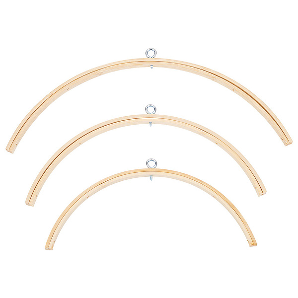 PandaHall Olycraft 3Pcs 3 Style DIY Bamboo Wind Chime Holder, with Iron Finding, BurlyWood, 125~150x245~350x10mm, Hole: 3~10mm, 1pc/style..., Orange
PandaHall Olycraft 3Pcs 3 Style DIY Bamboo Wind Chime Holder, with Iron Finding, BurlyWood, 125~150x245~350x10mm, Hole: 3~10mm, 1pc/style..., Orange