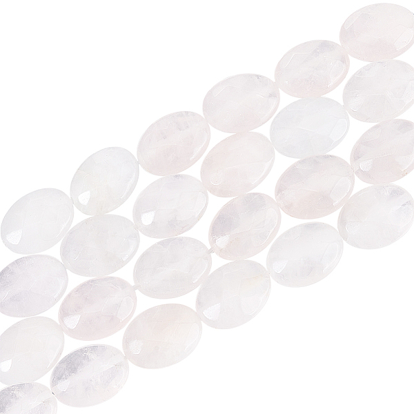 PandaHall About 26 Pcs Facete Oval Gemstone Beads, 17x13x6mm Natural Rose Quartz Beads Natural Stone Beads Undyed Loose Beads for Necklace...
PandaHall About 26 Pcs Facete Oval Gemstone Beads, 17x13x6mm Natural Rose Quartz Beads Natural Stone Beads Undyed Loose Beads for Necklace...